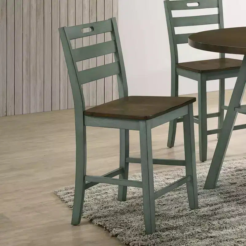 Lot de 2 chaises hautes Danforthe à dossier échelle - HOMES: Inside + Out