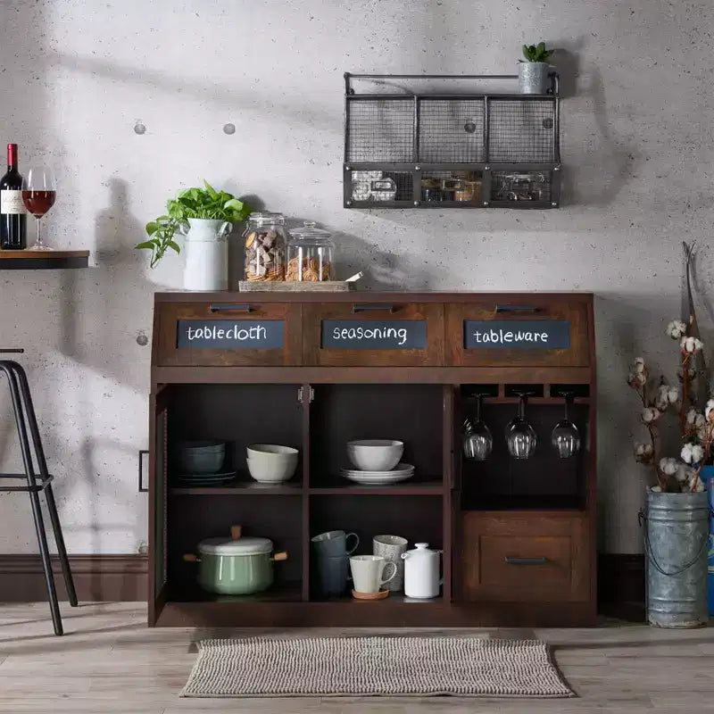 Buffet à 4 tiroirs Sage - HOMES: Inside + Out