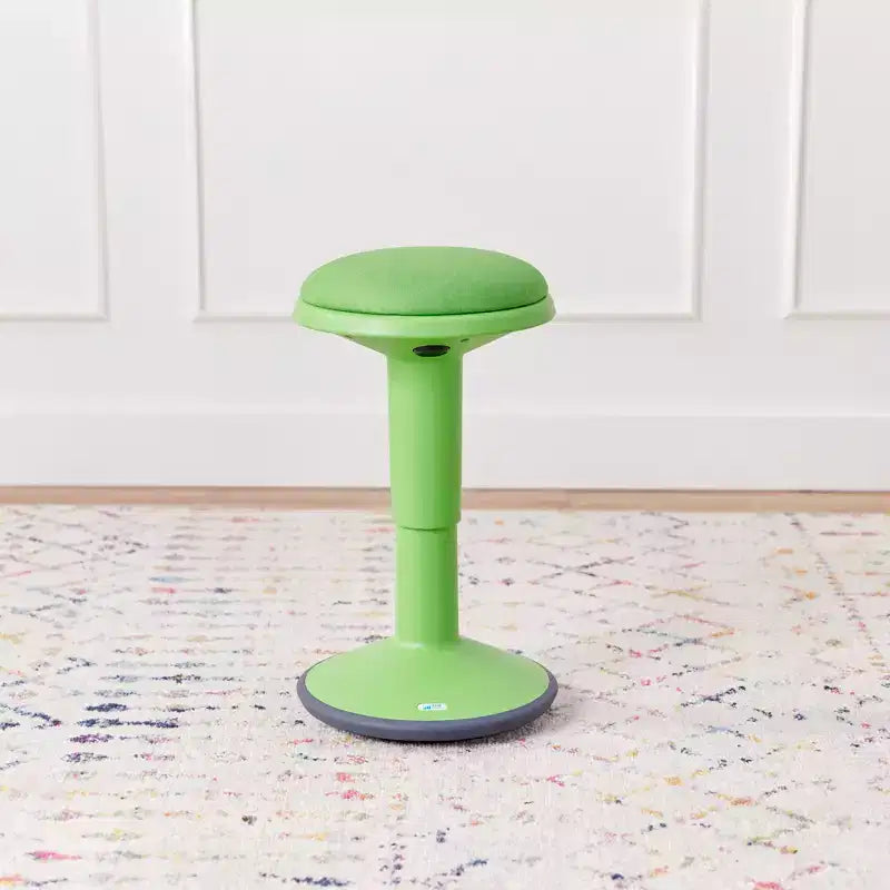 Tabouret oscillant ECR4Kids Sitwell avec coussin, hauteur réglable, siège actif