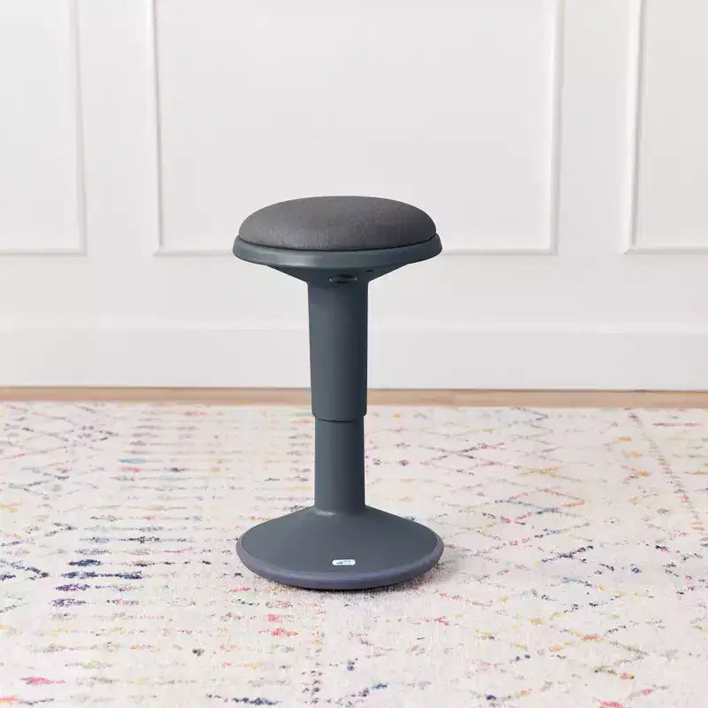 Tabouret oscillant ECR4Kids Sitwell avec coussin, hauteur réglable, siège actif