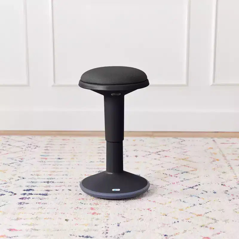 Tabouret oscillant ECR4Kids Sitwell avec coussin, hauteur réglable, siège actif