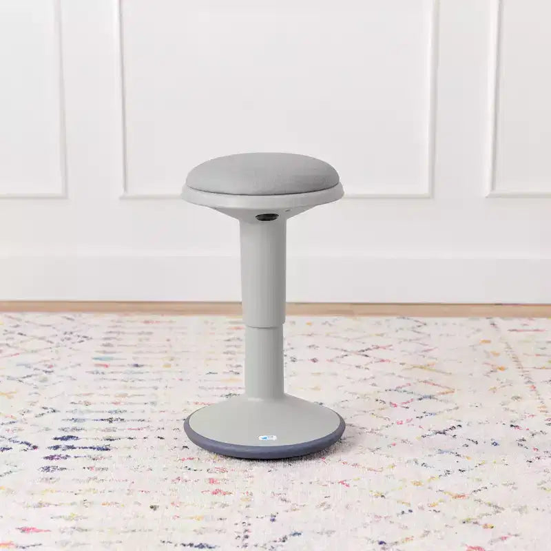 Tabouret oscillant ECR4Kids Sitwell avec coussin, hauteur réglable, siège actif