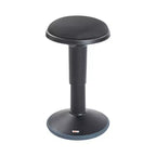 ECR4Kids Sitwell Wobble Stool with Cushion, Adjustable Height, Active Seating