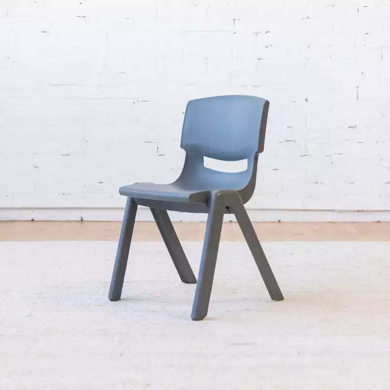 Lot de 4 chaises empilables en plastique pour écoliers, 14 po