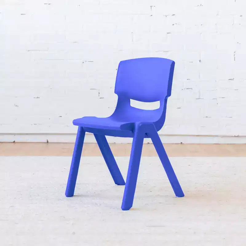 Lot de 4 chaises empilables en plastique pour écoliers, 14 po