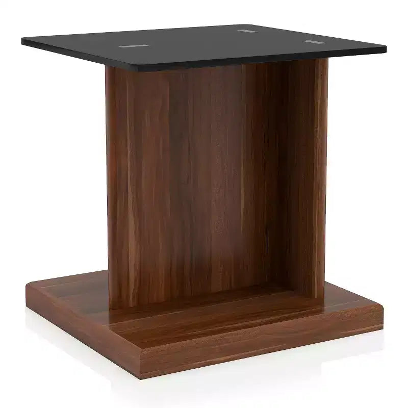 Table d'appoint Montreaux avec plateau en verre trempé - miBasics