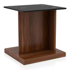 Table d'appoint Montreaux avec plateau en verre trempé - miBasics