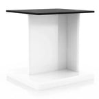 Table d'appoint Montreaux avec plateau en verre trempé - miBasics