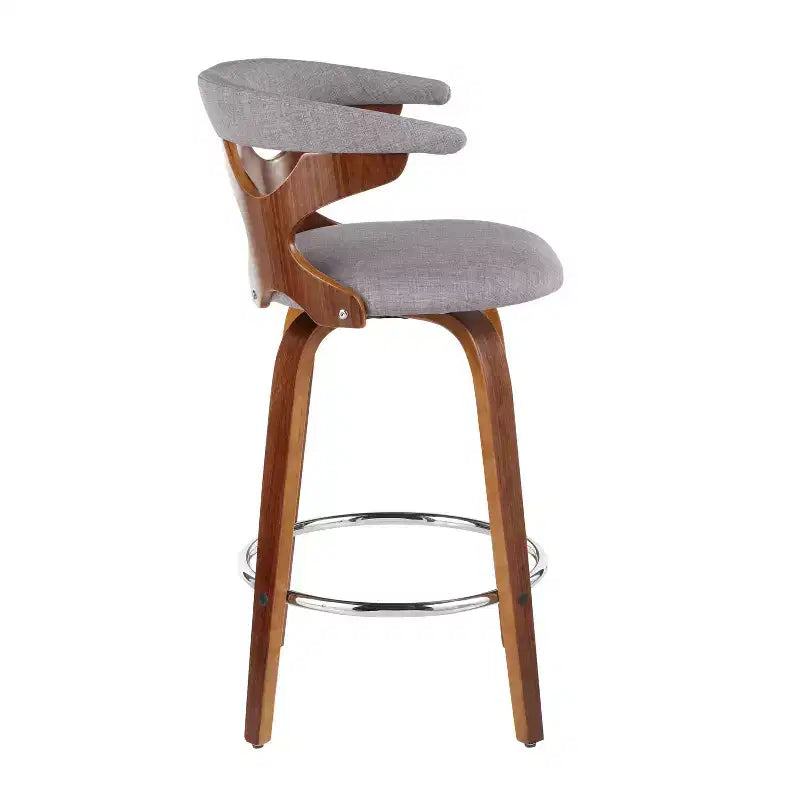 Lot de 2 tabourets de bar rembourrés Gardenia de hauteur comptoir - Lumisource
