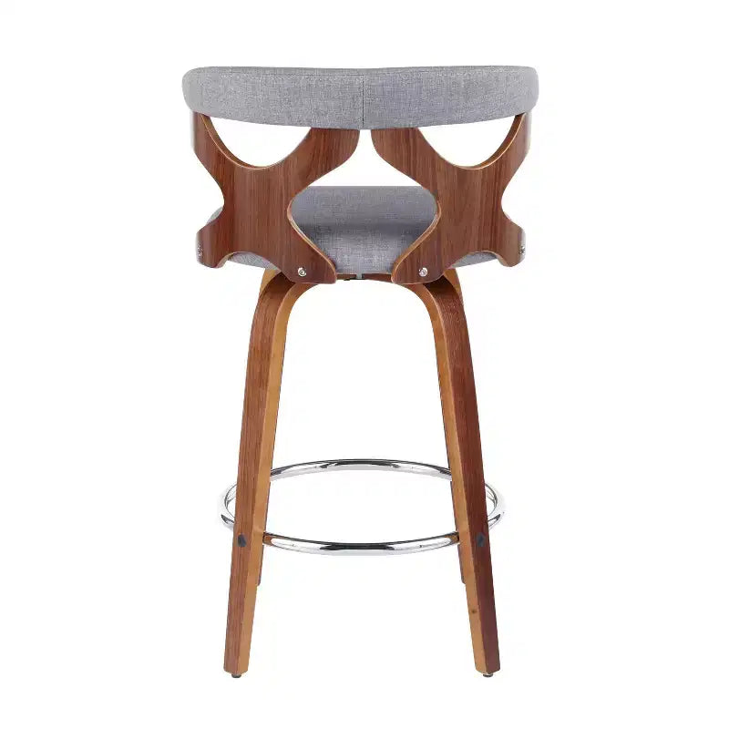 Lot de 2 tabourets de bar rembourrés Gardenia de hauteur comptoir - Lumisource