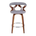 Lot de 2 tabourets de bar rembourrés Gardenia de hauteur comptoir - Lumisource