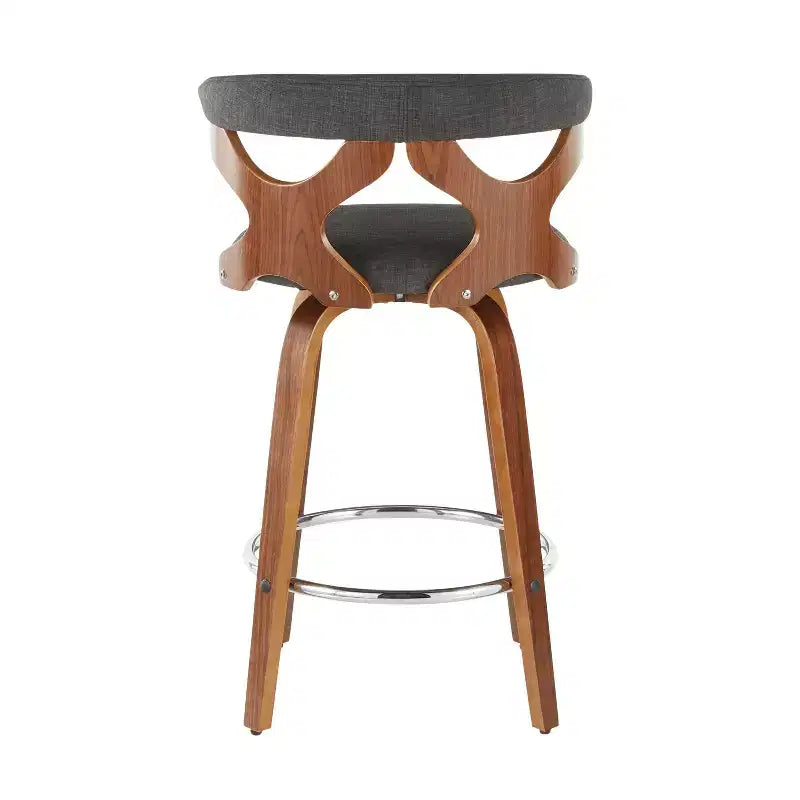Lot de 2 tabourets de bar rembourrés Gardenia de hauteur comptoir - Lumisource