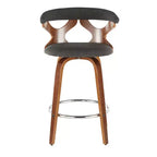 Lot de 2 tabourets de bar rembourrés Gardenia de hauteur comptoir - Lumisource