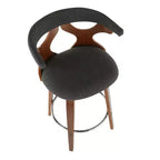 Lot de 2 tabourets de bar rembourrés Gardenia de hauteur comptoir - Lumisource