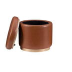Pouf de rangement Blanche - Linon