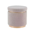 Pouf de rangement Blanche - Linon