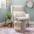 Pouf de rangement Blanche - Linon