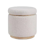 Pouf de rangement Blanche - Linon