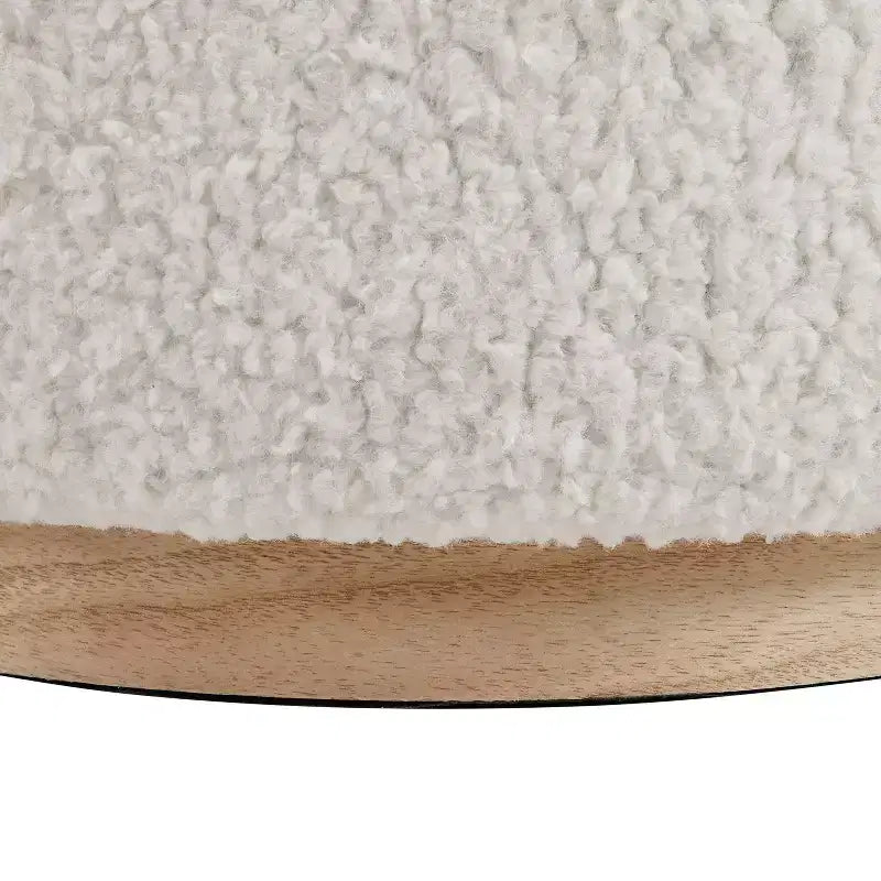 Pouf de rangement Blanche - Linon