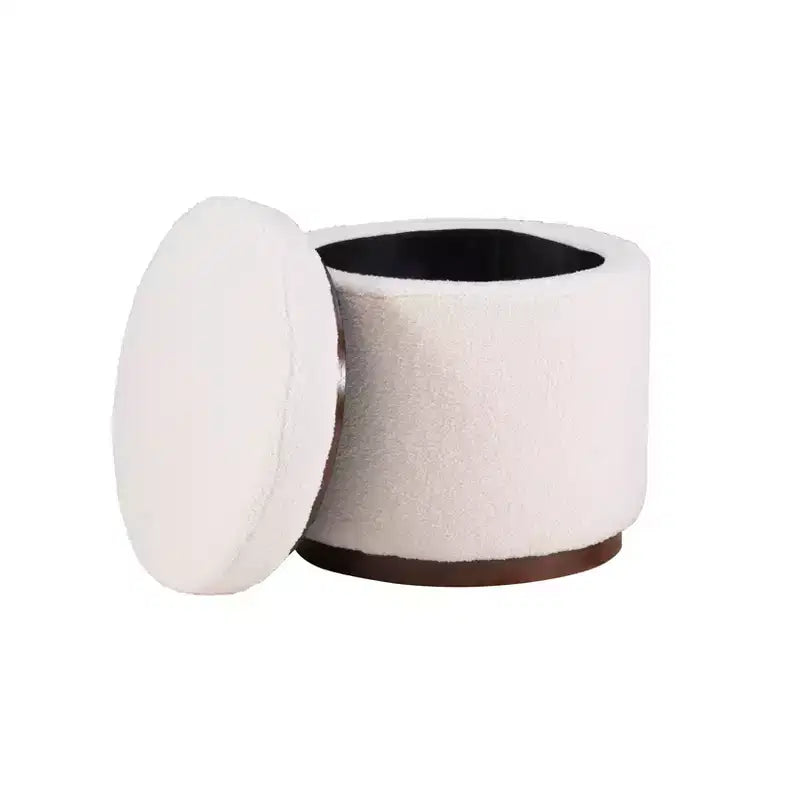 Pouf de rangement Blanche - Linon