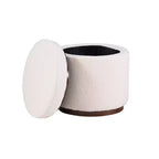 Pouf de rangement Blanche - Linon