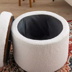 Pouf de rangement Blanche - Linon