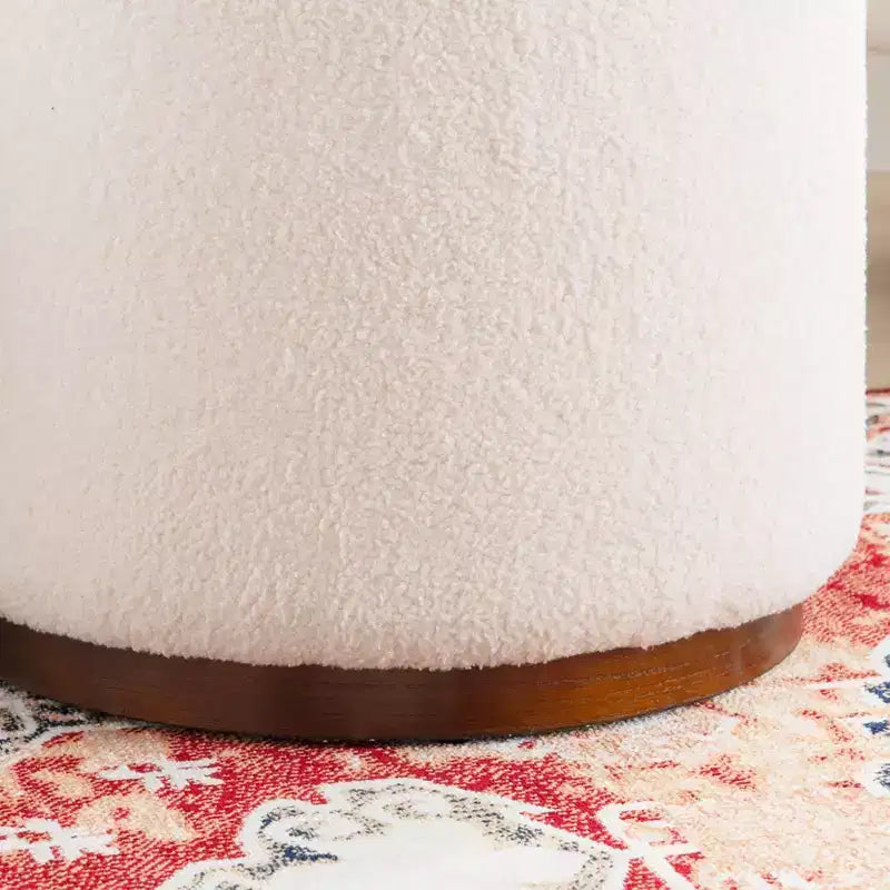 Pouf de rangement Blanche - Linon