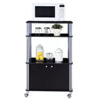 Étagère de Boulangerie Costway, Étagère à Micro-Ondes, Rangement de Cuisine