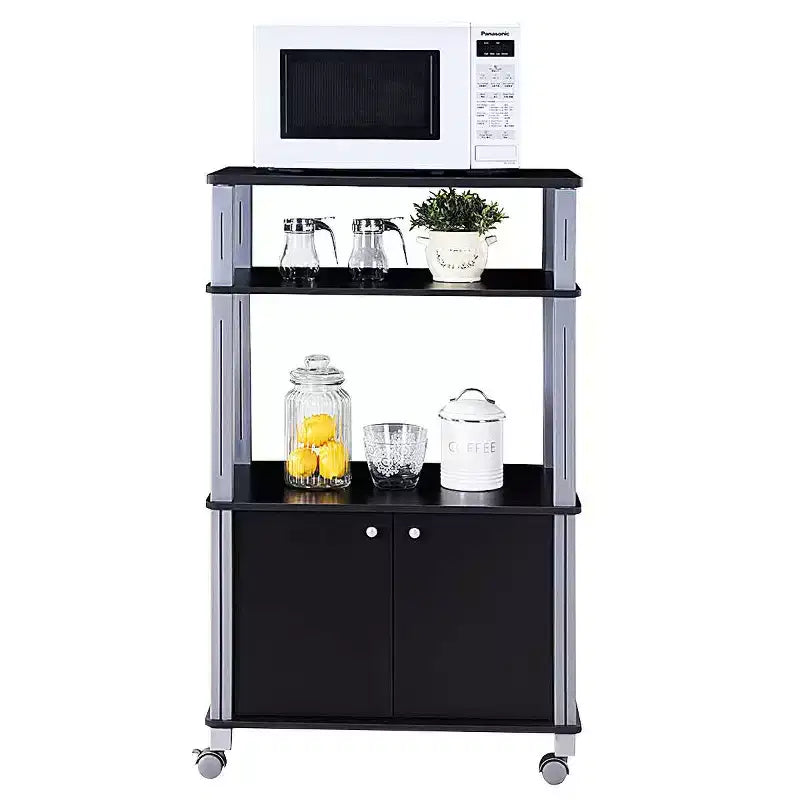 Étagère de Boulangerie Costway, Étagère à Micro-Ondes, Rangement de Cuisine