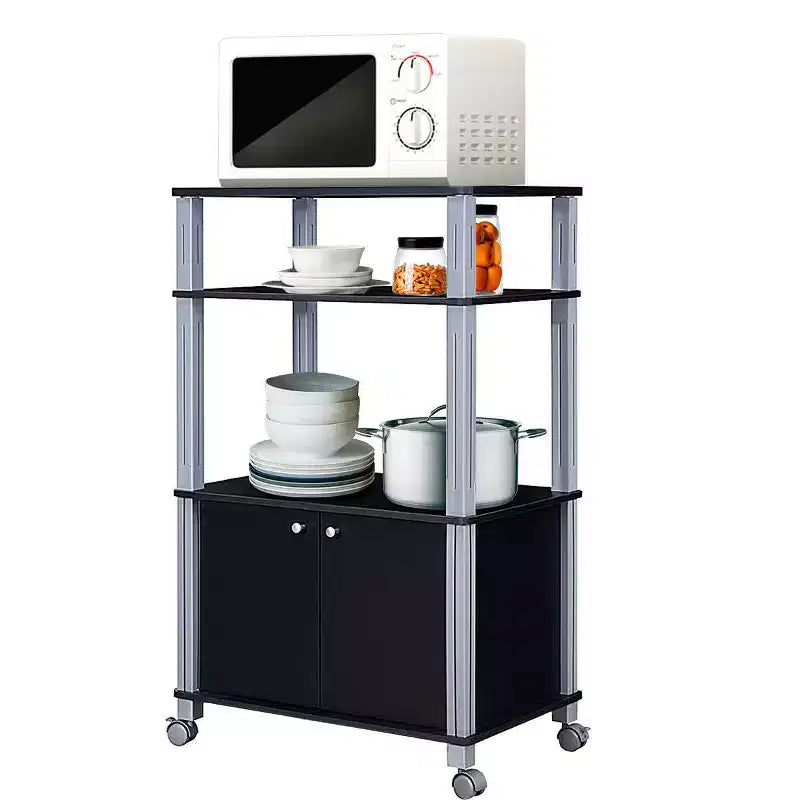 Étagère de Boulangerie Costway, Étagère à Micro-Ondes, Rangement de Cuisine