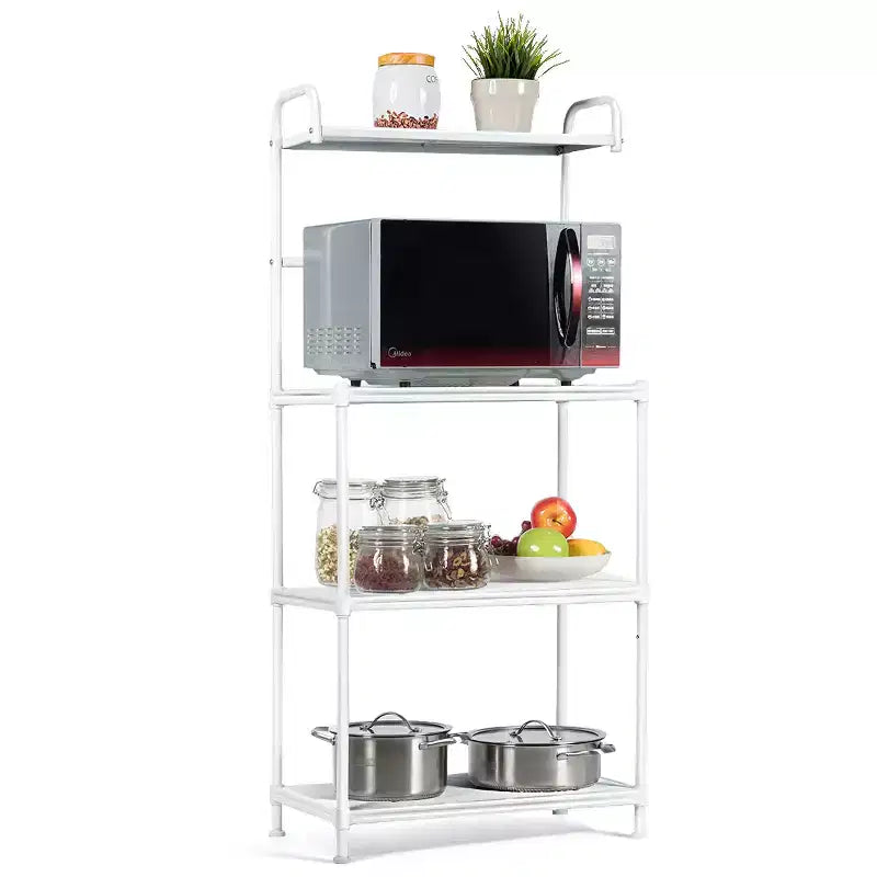 Étagère de Boulangerie Costway, Étagère à Micro-Ondes, Rangement de Cuisine