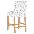 Tabouret de bar Skyline Furniture Hendrix à motifs