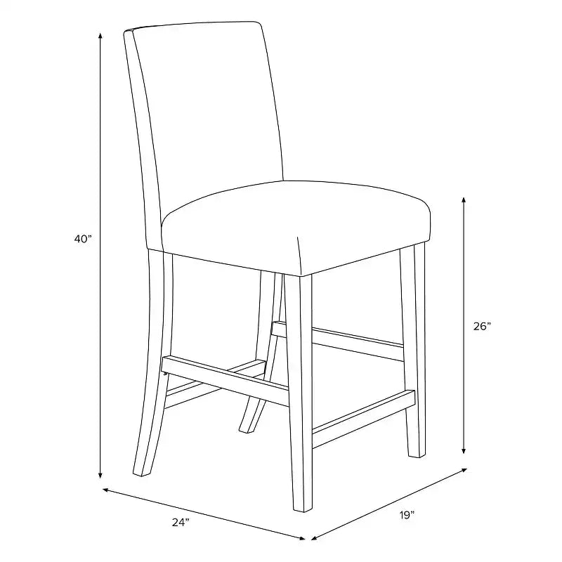 Tabouret de bar Skyline Furniture Hendrix à motifs