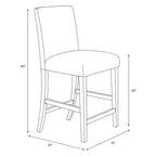 Tabouret de bar Skyline Furniture Hendrix à motifs