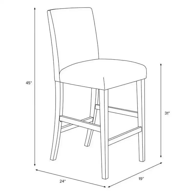 Tabouret de bar Skyline Furniture Hendrix à motifs