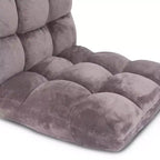 BirdRock Home Fauteuil de sol réglable 14 positions en mousse à mémoire de forme - Gris