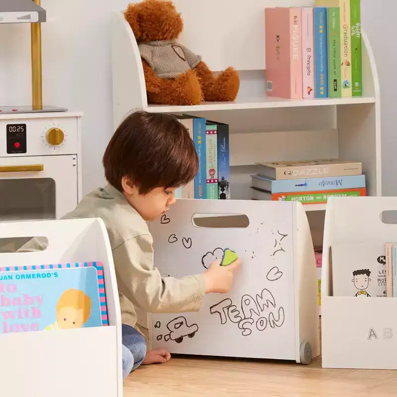 Fantasy Fields - Meuble de Rangement pour Enfants Simplicity Walker, Bibliothèque - Blanc
