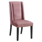 Lot de 2 chaises de salle à manger Baron Performance en velours - Modway