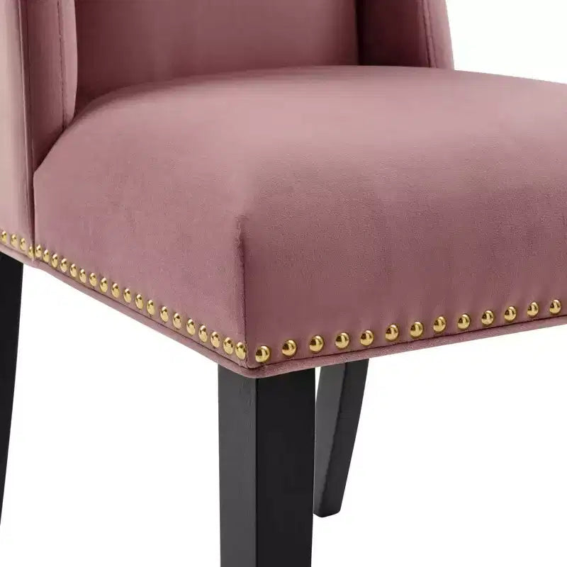 Lot de 2 chaises de salle à manger Baron Performance en velours - Modway