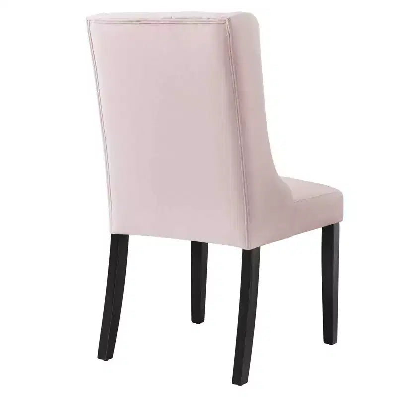 Lot de 2 chaises de salle à manger Baronet en velours performant - Modway
