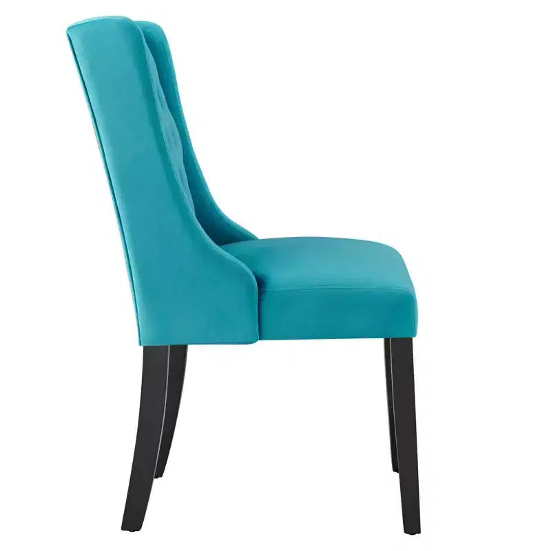 Lot de 2 chaises de salle à manger Baronet en velours performant - Modway