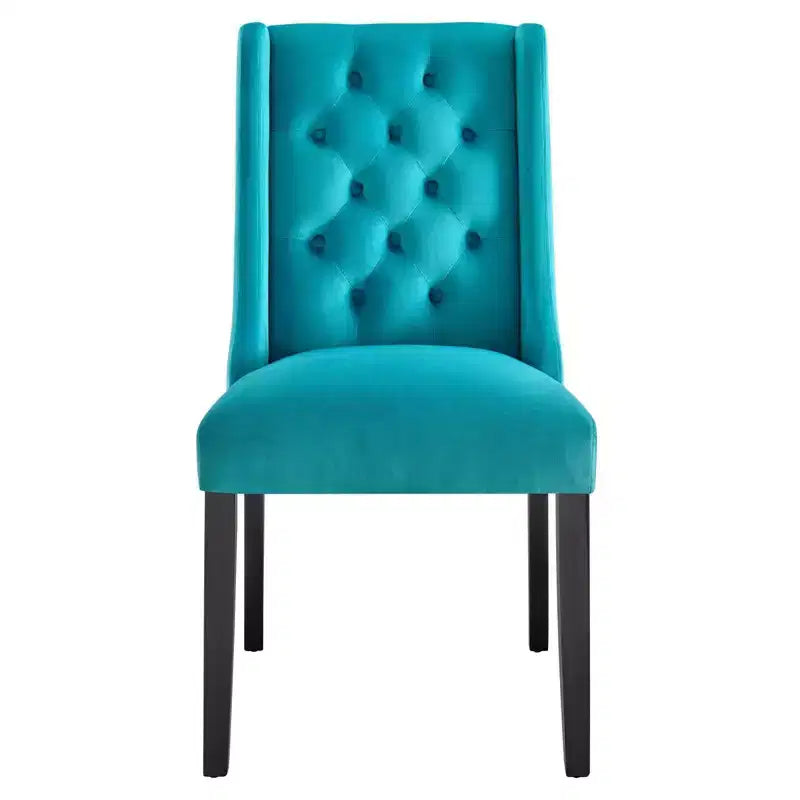 Lot de 2 chaises de salle à manger Baronet en velours performant - Modway