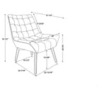 Fauteuil d'appoint capitonné Serena - Linon