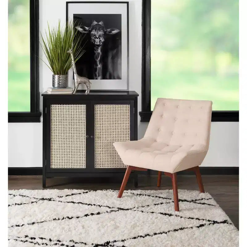 Fauteuil d'appoint capitonné Serena - Linon
