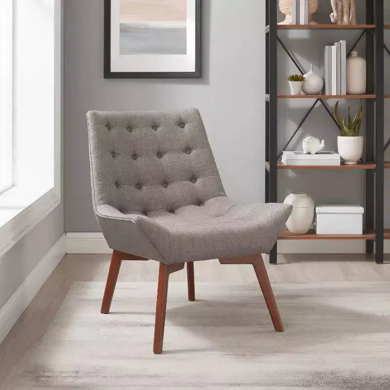 Fauteuil d'appoint capitonné Serena - Linon