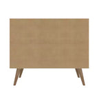 Meuble avec poignées en faux cuir accent ambre - Manhattan Comfort