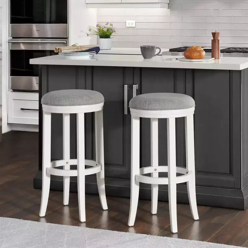Lot de 2 tabourets de bar hauteur bar Natick - Alaterre Furniture