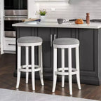 Lot de 2 tabourets de bar hauteur bar Natick - Alaterre Furniture