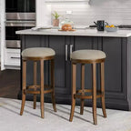 Lot de 2 tabourets de bar hauteur bar Natick - Alaterre Furniture