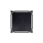 Flash Furniture Cierra, ensemble de 4 tabourets de bar en métal sans dossier de 61 cm de hauteur, de qualité commerciale, pour l'intérieur, avec sièges en résine polyvalente tout temps